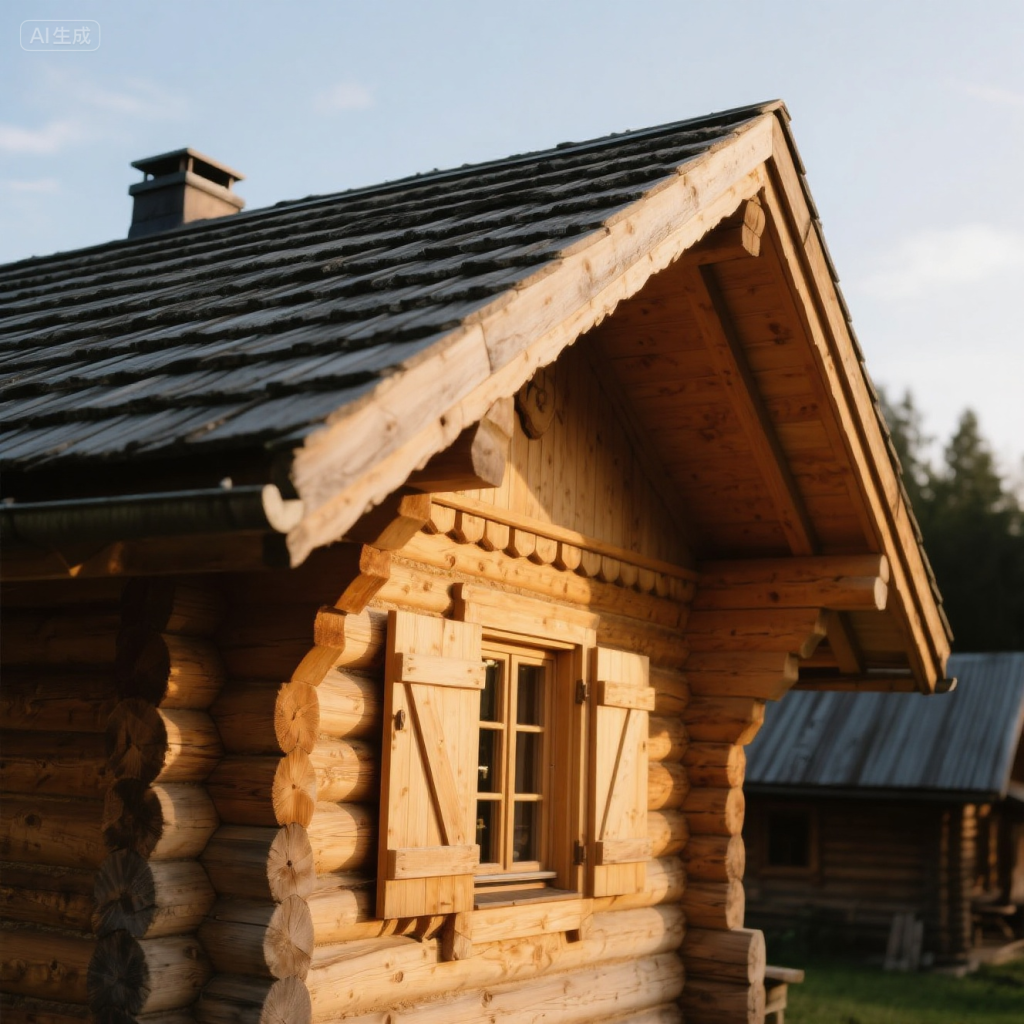 jimeng-2025-08-12-9838-木工技术制作的小屋
